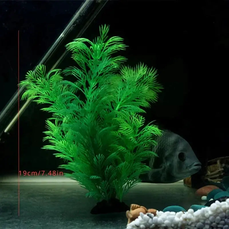 Artificial Aquarium Decor Plants Underwater Water Grass Plastic Plants For Fish Tank Aquarium Decorations