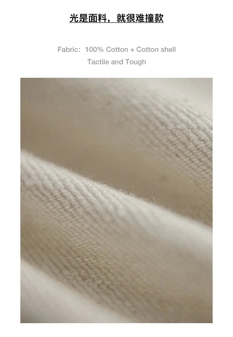 Maden Vintage jeans fabric white cottonseed hull close-up, Simples Market