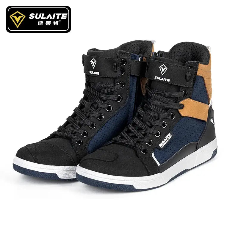MotoGuard ProRide Breathable Anti Fall Motorcycle Boots For City Street And Track Racing