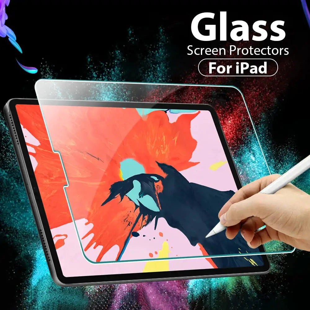NovaShield Tempered Glass Screen Protector for iPad Pro Air Mini 11 12.9 10.2 Models Ultra Clear and Scratch Resistant
