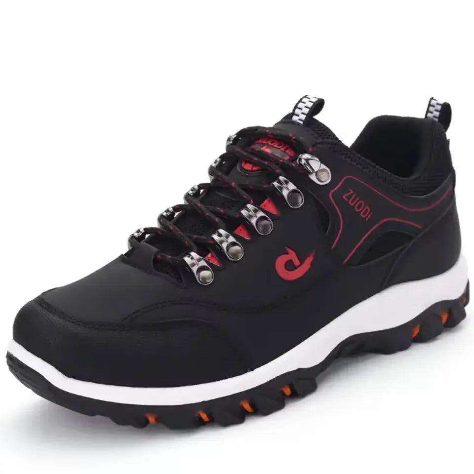 Brand Mens Leather Casual Sneakers Lightweight Breathable Shoes For Walking And Tennis