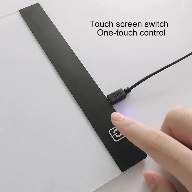 LED Drawing Copy Pad With 3 Level Dimmable Light For Tracing Animation And Educational Activities For Children