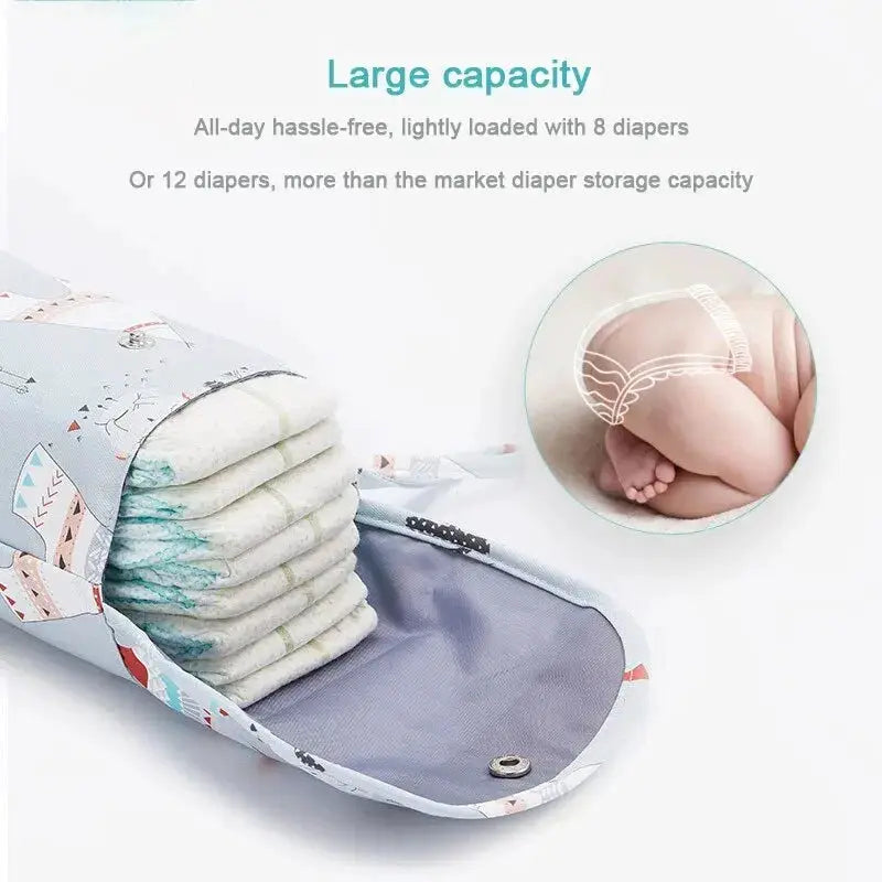 Waterproof Diaper Bag With Wet Dry Pack Organizer For Travel Stroller Carry Bag Nappy Mummy Pouch