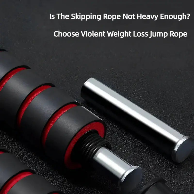 VitalPulse Jump Rope Steel Wire Adjustable Tangle Free Fitness Rope For Cardio Fat Burning And Full Body Toning