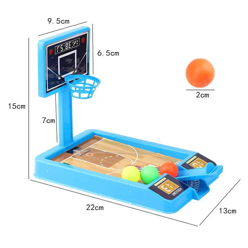 Mini Finger Basketball Shooting Machine Desktop Party Game For Kids And Adults Tabletop Interactive Sports Toy