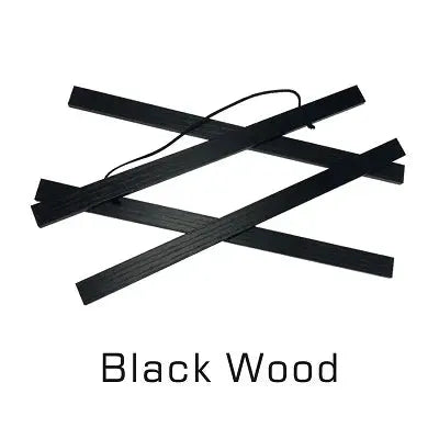 Magnetic black wood painting frame with hanging wire for photos and canvases