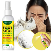 100ml Foot And Shoe Deodorizer Spray Lemon Scent Antibacterial Odor Neutralizer For Shoes And Feet