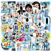 Lionel Messi Graffiti Sticker Pack 50Pcs For Helmet Laptop Wall Decor