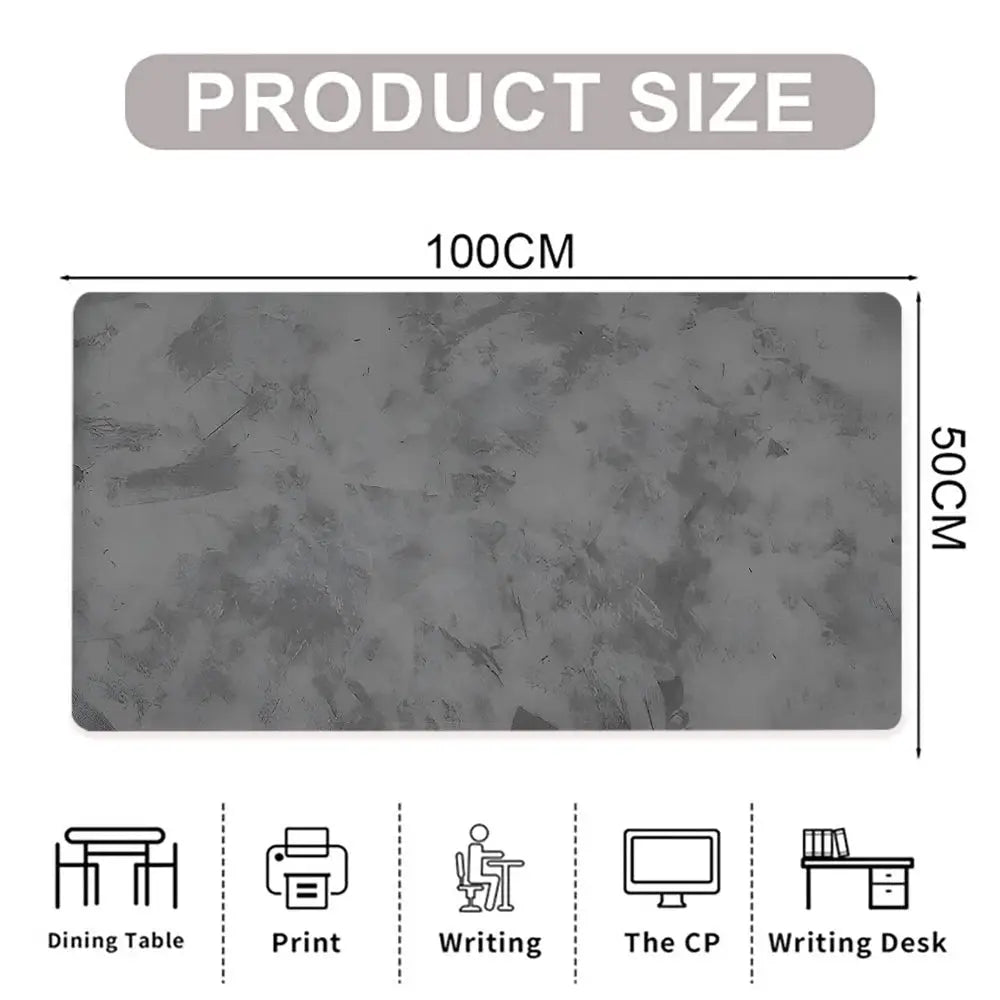 Large Line Texture Mouse Pad With Durable Stitched Edges Non Slip Base For Office Gaming And Study