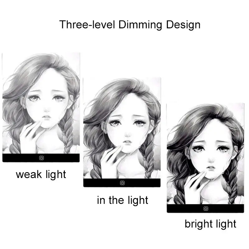 LED Drawing Copy Pad With 3 Level Dimmable Light For Tracing Animation And Educational Activities For Children