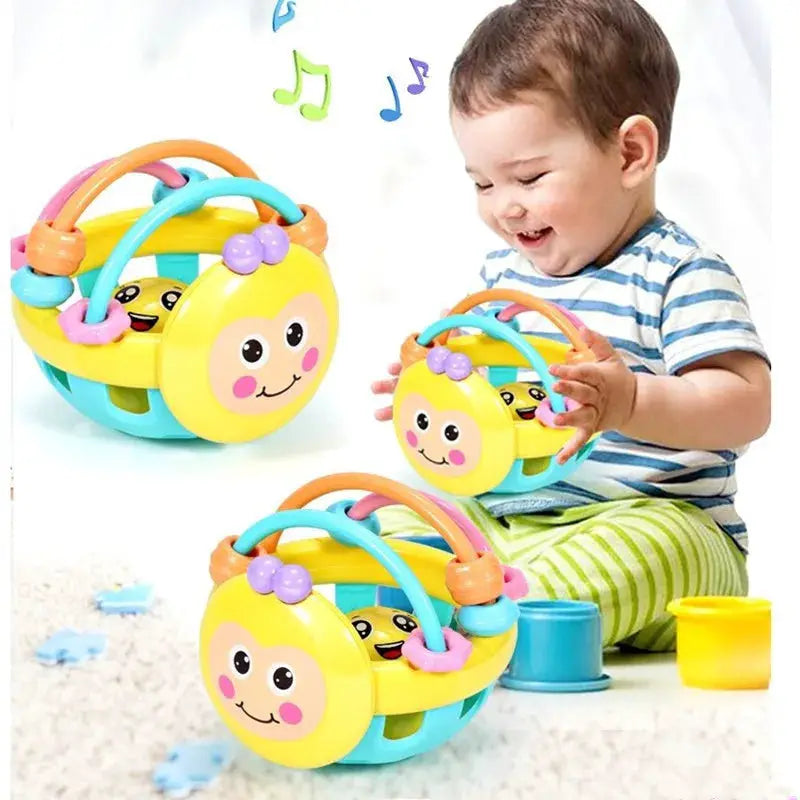 Baby Soft Teething Toys For Newborns Sensory Teether Rattle Grasping Ball For Infant Development Safe Silicone Toy