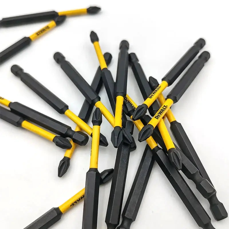 DeWalt PH2 and SL8 Drill Bit Set With Magnetic Ring Sleeve Extension Rods DWASLVMF2 DT70547T DT7505 DW2054