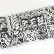 304 Stainless Steel Flat Washers Set 360 And 580 Pieces For Home Decor Kitchen Repair And Shop Use