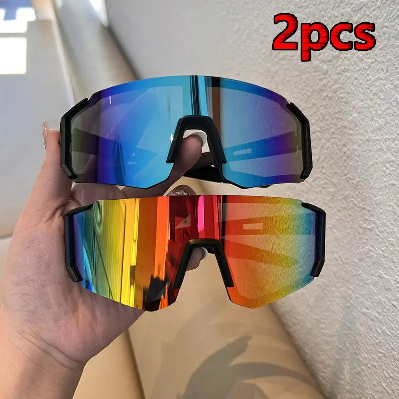 TrailGuard Outdoor Sports Glasses Set Two Piece UV400 Lenses Block UVA UVB Rays Sandproof Eye Protection for Activities