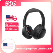 QCY H3 ANC wireless over-ear headphones, black, Bluetooth 5.4, Simples Market