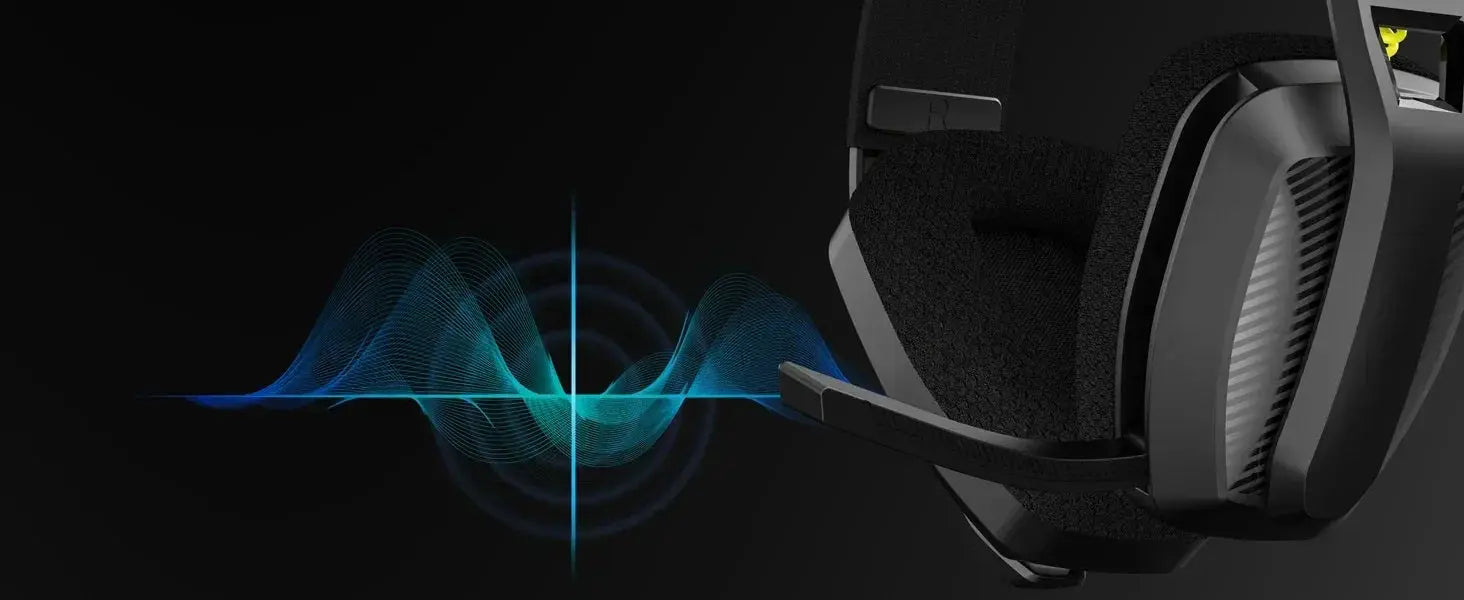 BINNUNE BW06 wireless gaming headset with microphone for PS5 PS4 PC, black/gray