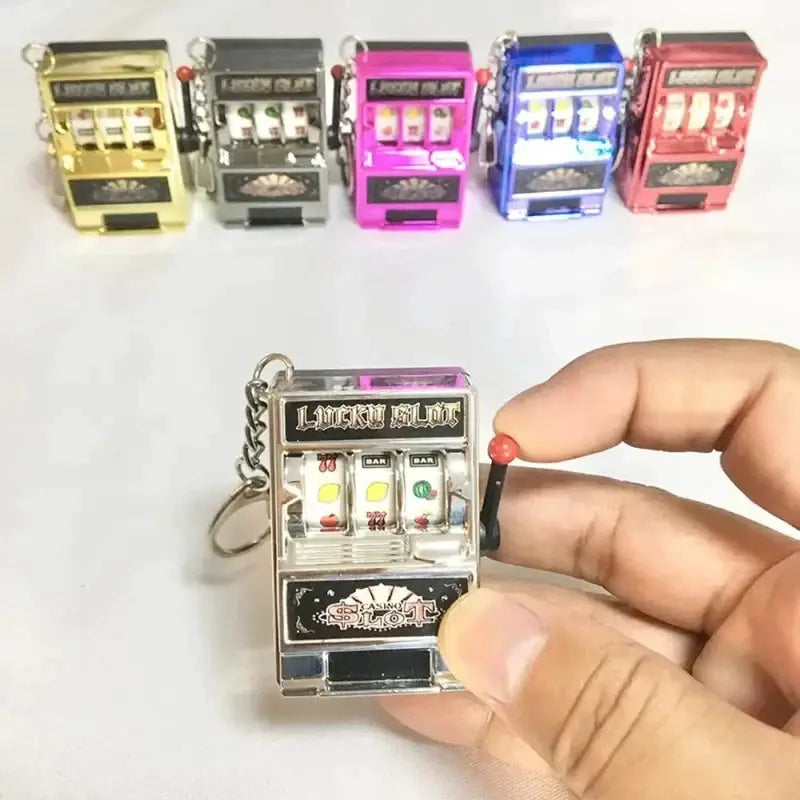 Personalized Slot Machine Keychain Toy Car Pendant Gift Fashion Trend Accessory For Everyday Carry