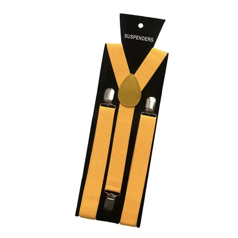 2.5cm Wide Mens Suspenders New Creative 3 Hooks Adjustable Braces For Casual And Formal Wear