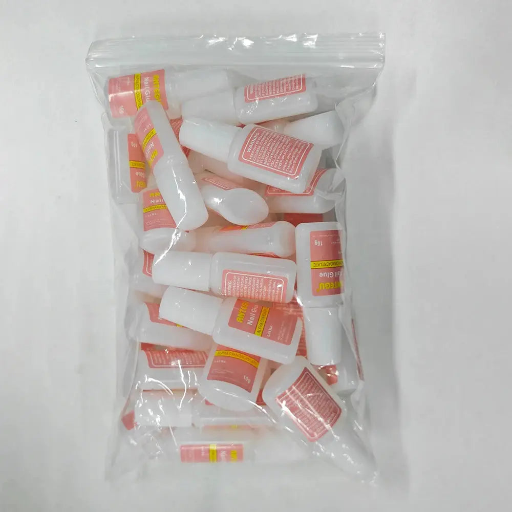 NailPro Clear No Wipe Nail Glue For Acrylic Nails Gel Nails Rhinestones And Press On Nails Fast Drying Strong Adhesion