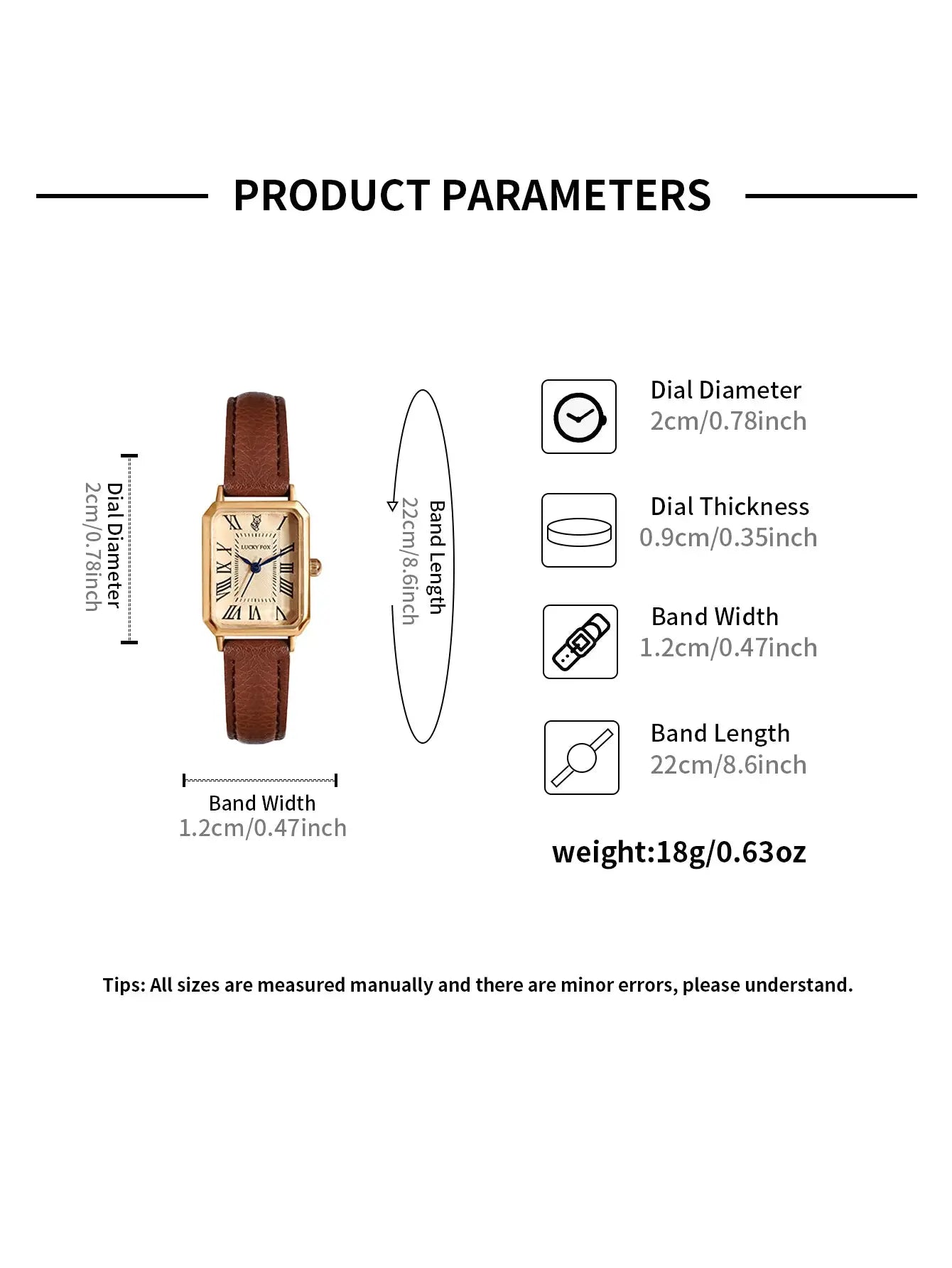 Retro Digital Dial Square Leather Strap Quartz Wristwatch For Women Casual Elegant Gift Timepiece