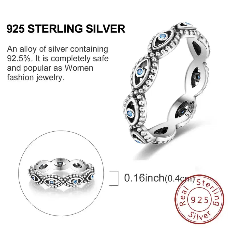 925 Sterling Silver Rings Bow Heart Star Sun Moon Zircon For Women Jewelry Birthday Anniversary Gifts