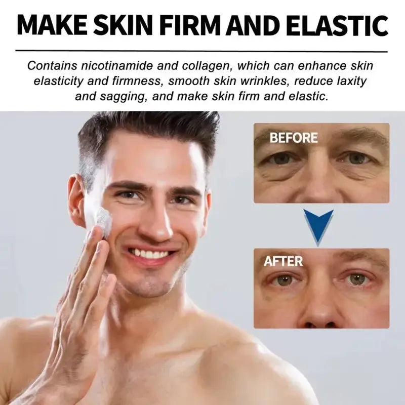 Retinol Anti Wrinkle Cream For Men With Collagen Hyaluronic Acid Moisturizing Firming Face And Neck Korean Skincare