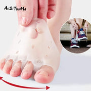 AuraFlex Silicone Front Foot Pads For Bunion Relief And Nighttime Comfort Cushioned Foot Support