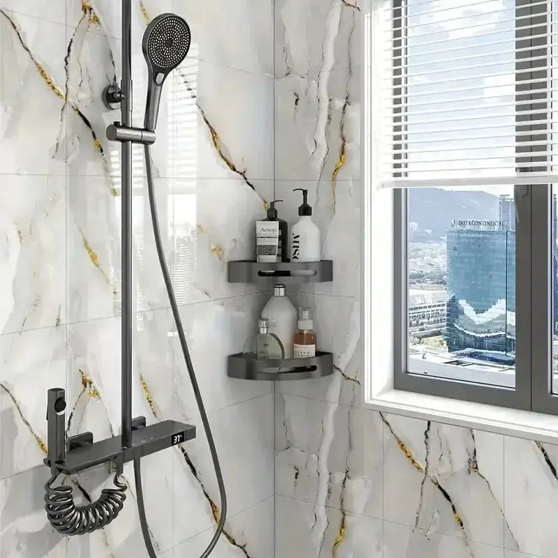 Simples Market self-adhesive marble tile wallpaper, 30x30cm, waterproof bathroom decor