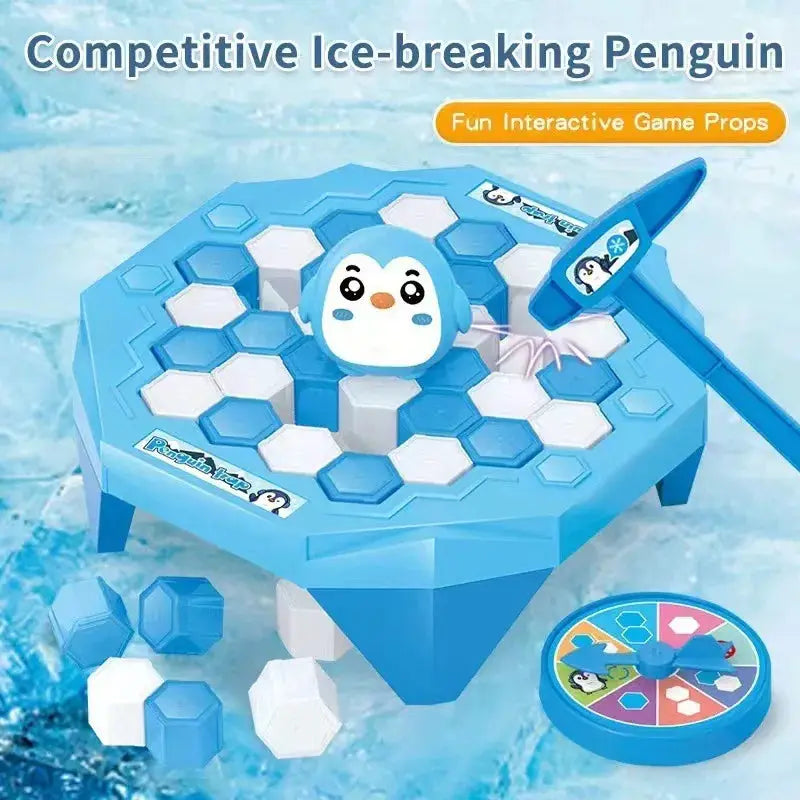 Mini Ice Breaking Penguin Desktop Game for Kids and Parents Interactive Ice Knock Block Competition Toy