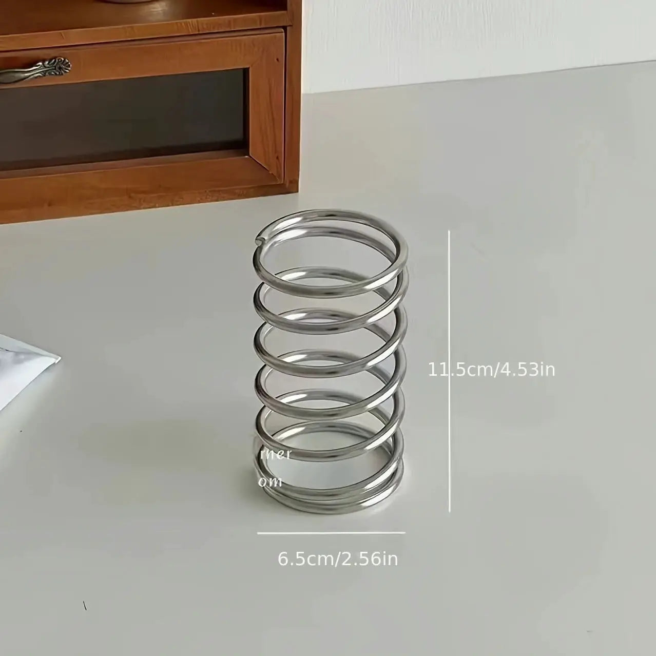 AuroraLux Stainless Steel Toothbrush Holder Rust Resistant Minimalist Bathroom Organizer For Countertop