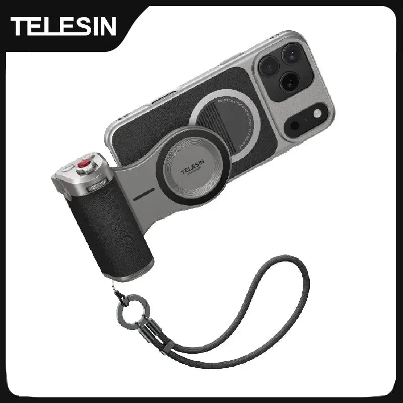 Telesin Magnetic Master Grip Kit For iPhone 17 Pro And Pro Max With Graphene Cooling Case And Ergonomic Camera Handle