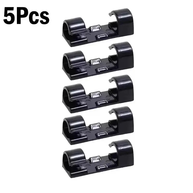 NeatCable Self Adhesive Cable Organizer Clips for Desk and Wall Mount to Manage PC Mouse USB Power Cords