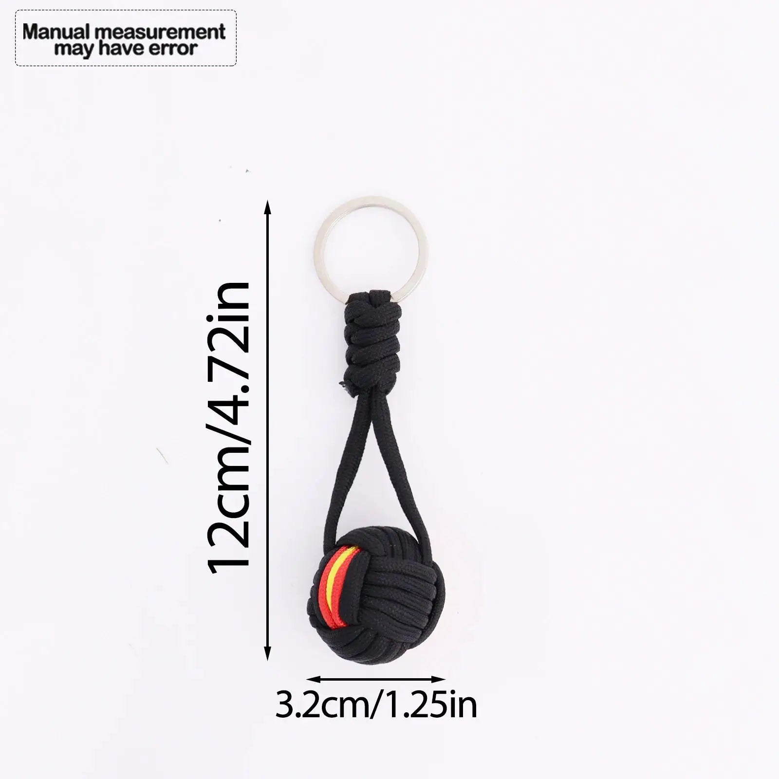 Mini Polyester Ball Pendant Keychain Sporty Teen Gift Cute Sphere Accessory For Everyday Use