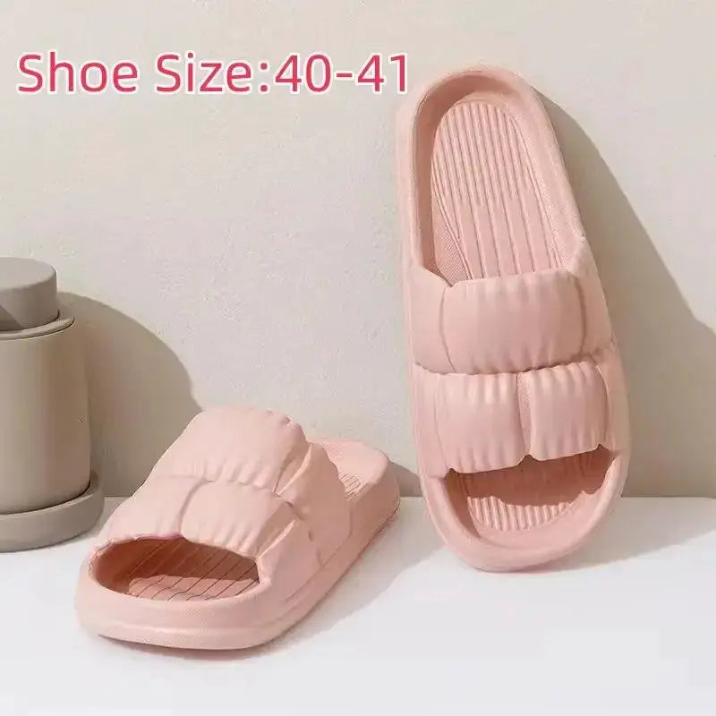 HomeComfort Soft Bottom Slippers Unisex Non Slip EVA Bath Slippers With Cushioned Sole For All Day Comfort