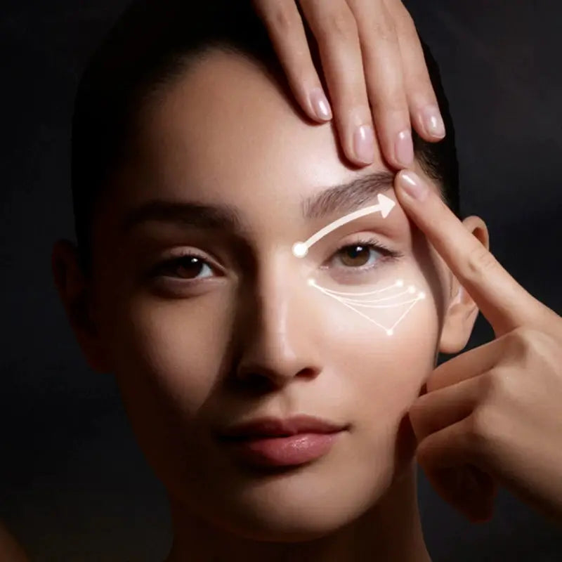 LuxeGold 24K Gold Hyaluronic Acid Eye Cream For Brightening Dark Circles Reducing Puffiness And Firming Eye Skin