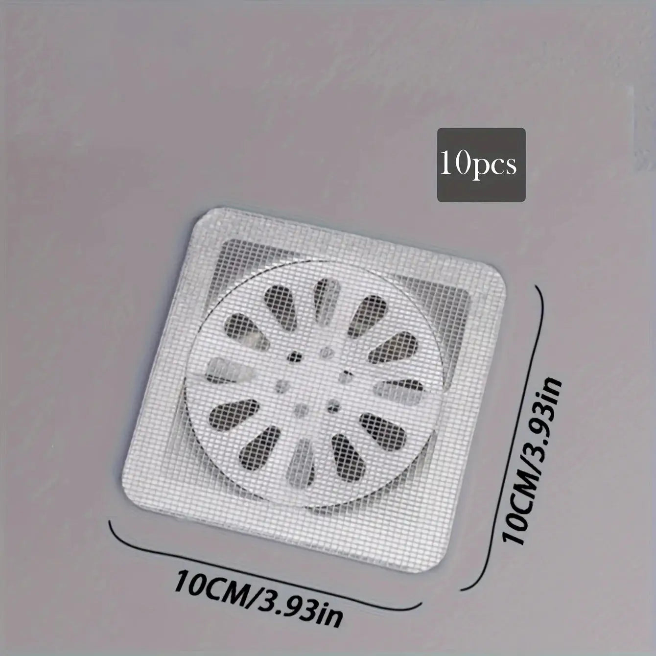 Floor Drain Sticker Self Adhesive Hair Filter Net For Bathroom Kitchen Sewer Blockage Prevention Mesh