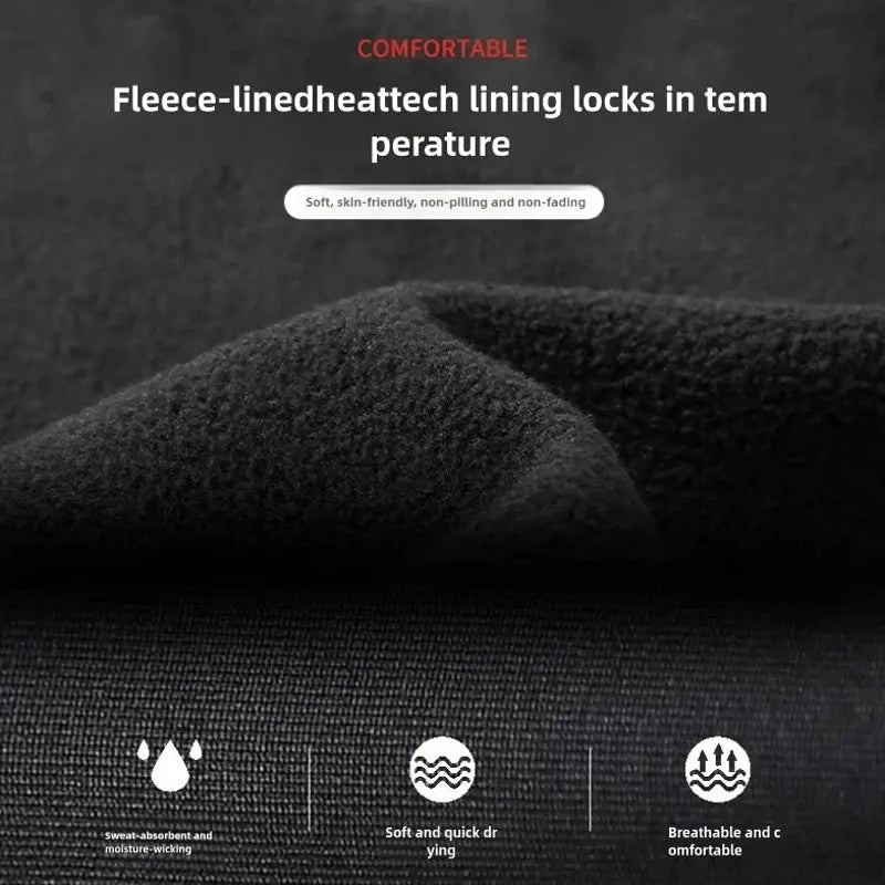 New Mens Pro Sports Leggings For Basketball Football Running Warm Fleece Lined Trousers High Stretch Autumn Winter