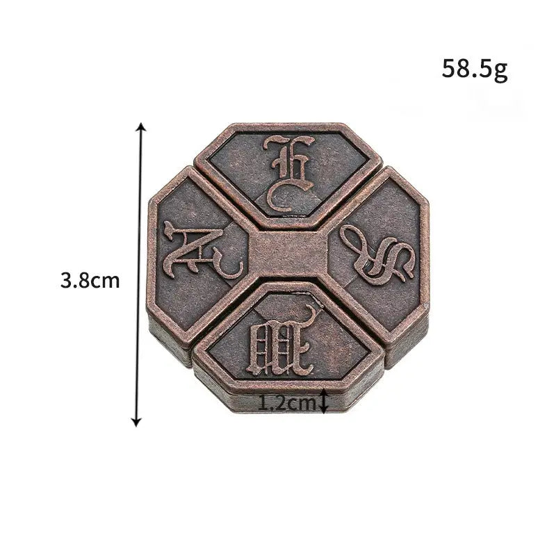 Lock Puzzles Classic IQ Metal Brain Teaser Baffling Puzzle Game Toy for Children and Adults Gift