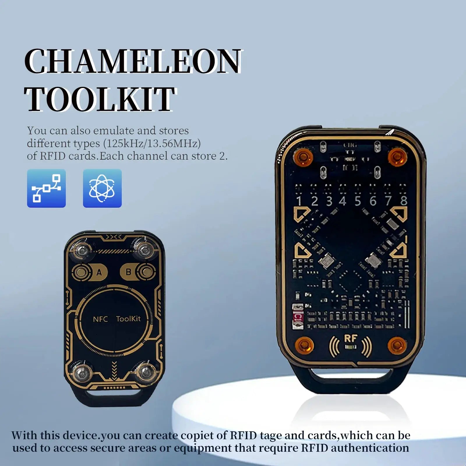 Chameleon Ultra Contactless Smart Card Emulator for NFC and RFID Testing and Development 125kHz 13.56MHz