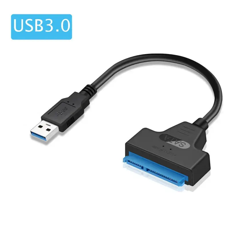 SATA To USB 3 0 2 0 Cable For 2 5 Inch External HDD SSD Adapter Up To 6 Gbps For Data Backup And Disk Cloning