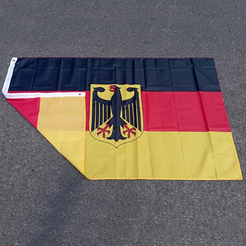 Aerlxemrbrae Germany National Emblem Flag 90x150cm Polyester Hanging
