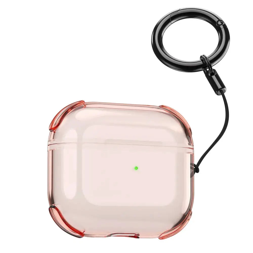 Transparent TPU Case For AirPods Pro 1st And 2nd Gen 3rd Gen And 4th Gen With Lanyard Shockproof Crystal Clear Cover