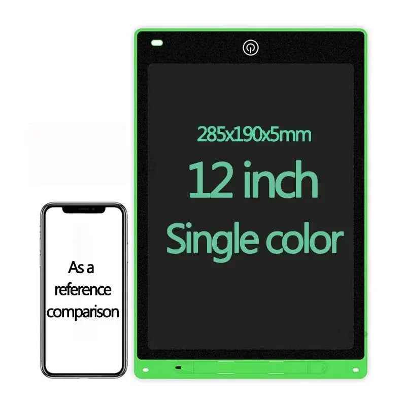 10 And 12 Inch LCD Writing Tablet For Kids Graffiti Sketchpad Handwriting Blackboard Toy Gift