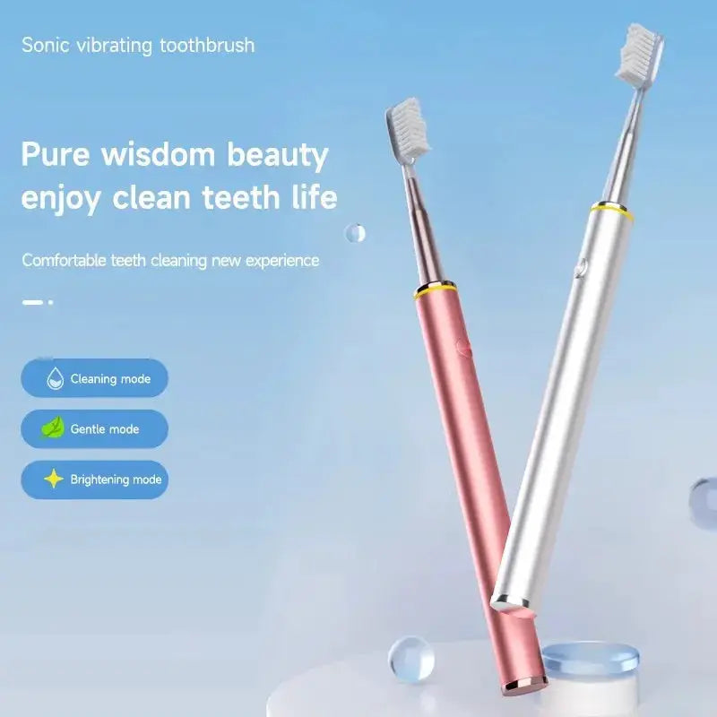 Pure Wisdom Beauty Ultrasonic Cleaning Electric Toothbrush With Soft DuPont Bristles For Women