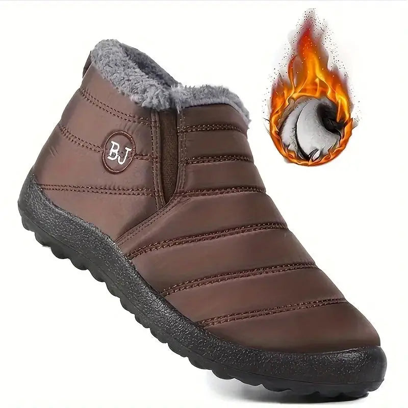ArcticStride Womens Snow Shoes Waterproof Non Slip Warm Comfort For Winter Hiking Outdoor Boots