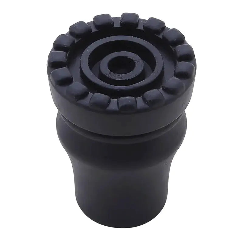 Walking stick tip cover Simples Market, 16–22mm antiskid rubber bottom pad with studded edge