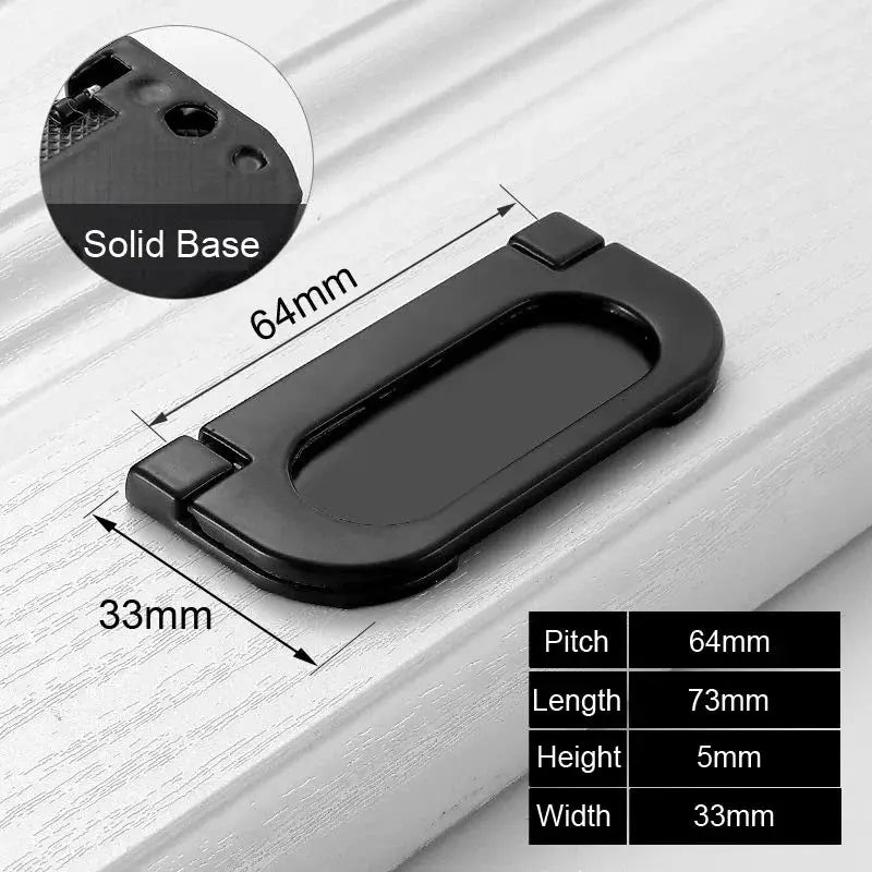 Black Aluminum Cabinet Knobs And Handles For Kitchen And Furniture Drawer Pulls Cupboard Handles