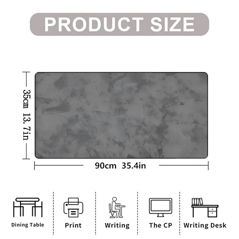 Large Line Texture Mouse Pad With Durable Stitched Edges Non Slip Base For Office Gaming And Study