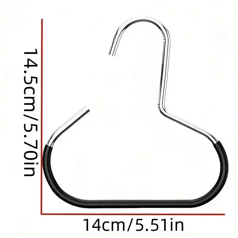 5 Pack Stainless Steel Hat Rack Organizer For Caps Non Slip Wall Mount Hangers Cap Holder