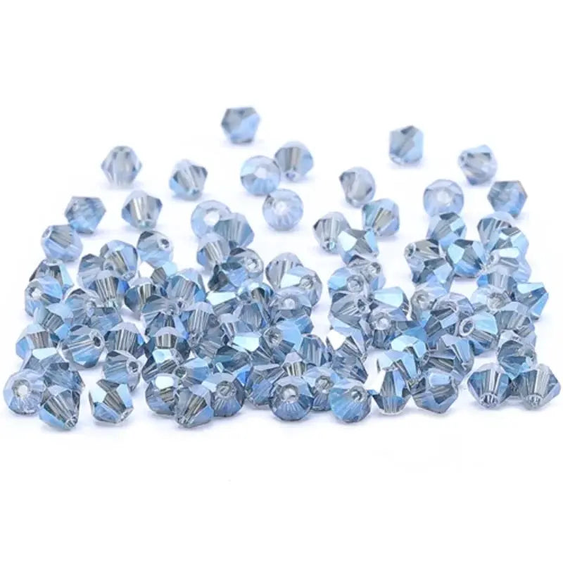 300Pcs Exquisite 4mm Bicone Crystal Beads for Jewelry Making Accessories 061-080